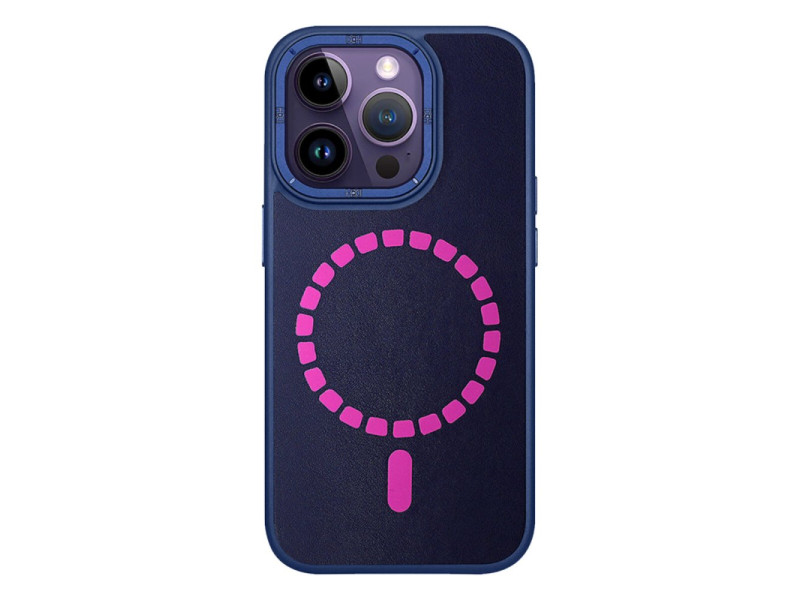 HDD iPhone 14 Pro Max Kılıf HBC-156 Forum Magneticsafe Kapak - Lacivert