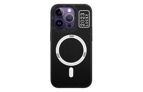 HDD iPhone 14 Pro Max Kılıf HBC-157 Granada Magneticsafe Kapak - Siyah