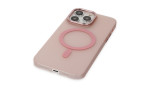 Newface iPhone 14 Pro Max Kılıf Lodos Magneticsafe Mat Kapak - Pembe