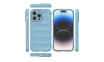 Newface iPhone 14 Pro Max Kılıf Optimum Silikon - Sky Blue