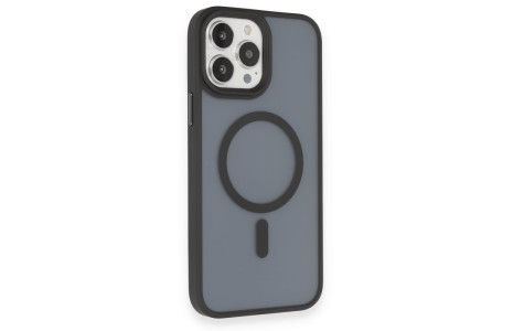 Newface iPhone 14 Pro Max Kılıf Trex Magneticsafe Kapak - Siyah