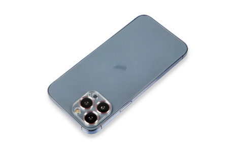 Newface iPhone 14 Pro Metal Kamera Lens Koruma Cam - Mor