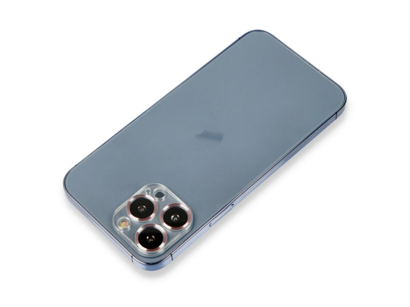 Newface iPhone 14 Pro Metal Kamera Lens Koruma Cam - Mor