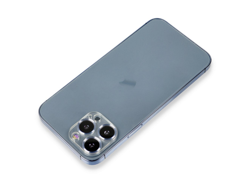 Newface iPhone 14 Pro Metal Kamera Lens Koruma Cam - Sierra Blue
