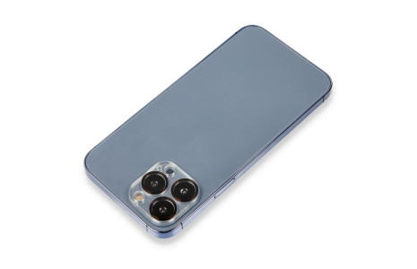 Newface iPhone 14 Pro Metal Kamera Lens Koruma Cam - Siyah
