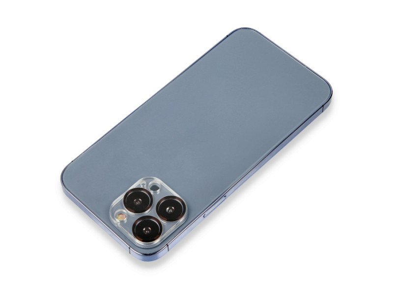 Newface iPhone 14 Pro Metal Kamera Lens Koruma Cam - Siyah