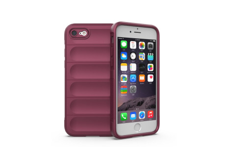 Newface iPhone 7 Kılıf Optimum Silikon - Bordo