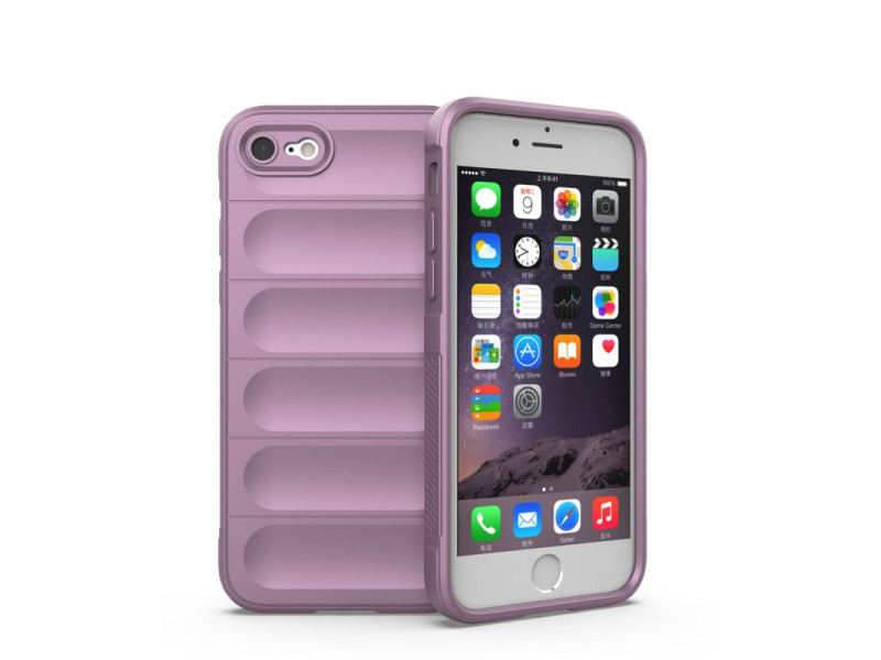 Newface iPhone 7 Kılıf Optimum Silikon - Mor