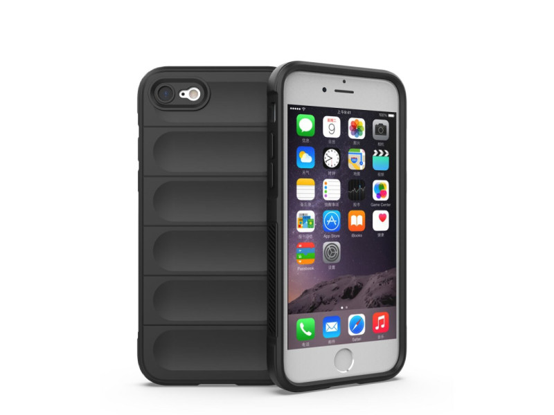 Newface iPhone 7 Kılıf Optimum Silikon - Siyah