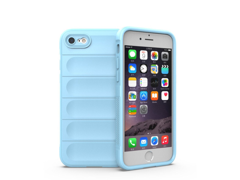 Newface iPhone 7 Kılıf Optimum Silikon - Sky Blue