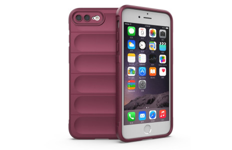 Newface iPhone 7 Plus Kılıf Optimum Silikon - Bordo