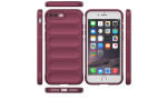 Newface iPhone 7 Plus Kılıf Optimum Silikon - Bordo