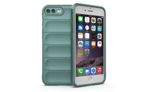 Newface iPhone 7 Plus Kılıf Optimum Silikon - Koyu Yeşil