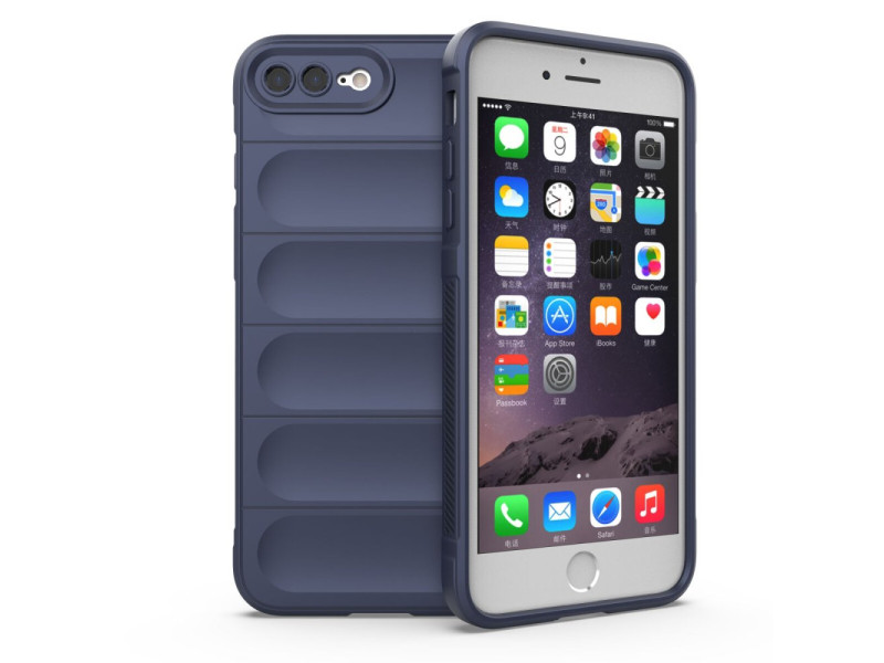 Newface iPhone 7 Plus Kılıf Optimum Silikon - Lacivert