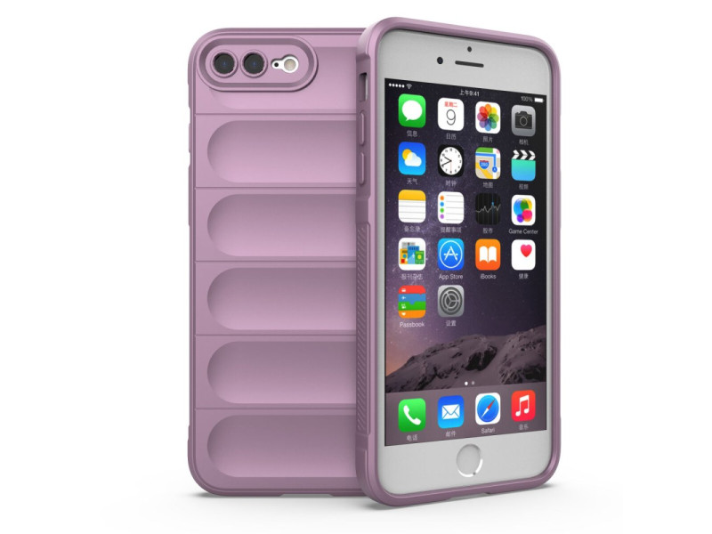Newface iPhone 7 Plus Kılıf Optimum Silikon - Mor