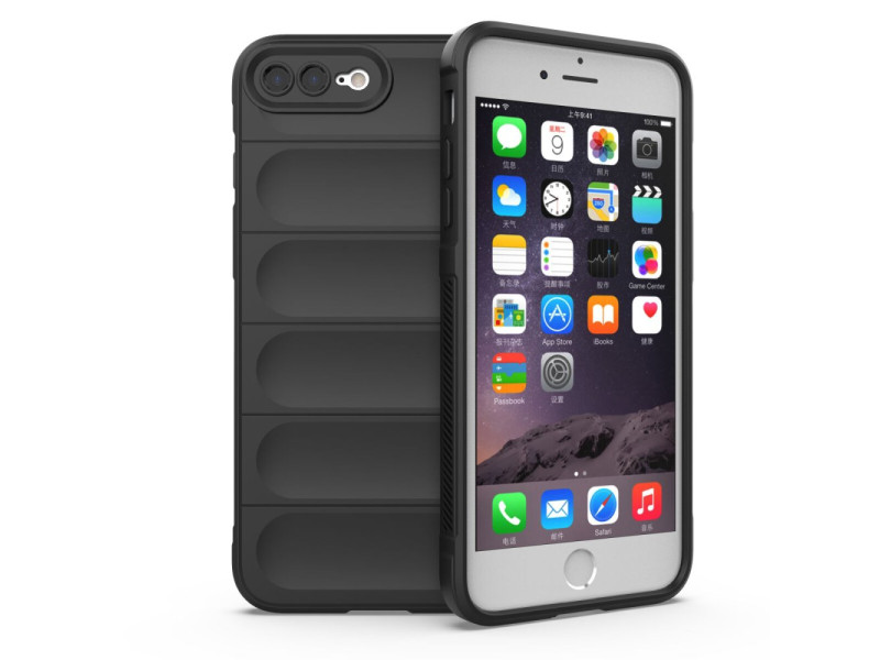 Newface iPhone 7 Plus Kılıf Optimum Silikon - Siyah