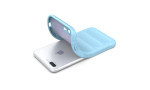 Newface iPhone 7 Plus Kılıf Optimum Silikon - Sky Blue