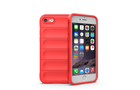 Newface iPhone 8 Kılıf Optimum Silikon - Kırmızı