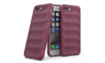 Newface iPhone 8 Plus Kılıf Optimum Silikon - Bordo