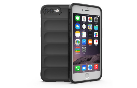 Newface iPhone 8 Plus Kılıf Optimum Silikon - Siyah