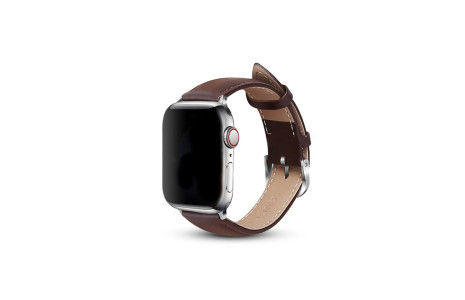 Newface Apple Watch 45mm NL26 Deri Kordon - Kahverengi