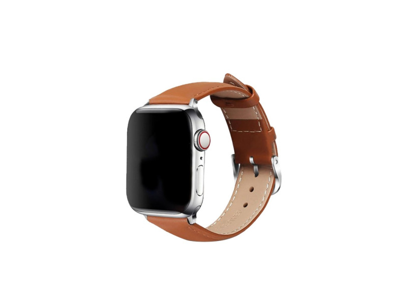 Newface Apple Watch 45mm NL26 Deri Kordon - Taba