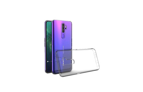 Newface Oppo A5 2020 Kılıf Lüx Şeffaf Silikon