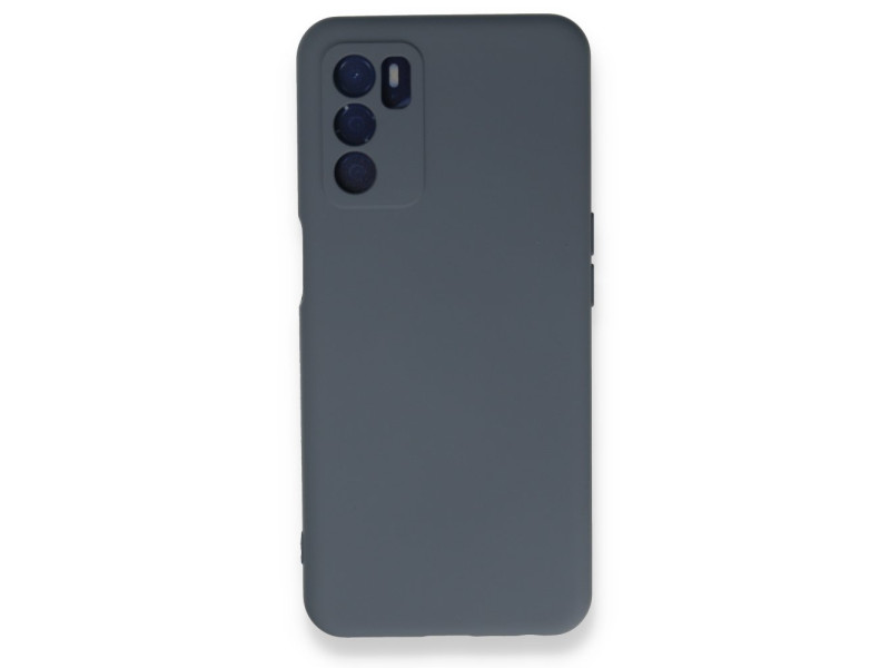 Newface Oppo A55 Kılıf Nano içi Kadife Silikon - Gri