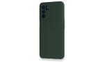 Newface Oppo A55 Kılıf Nano içi Kadife Silikon - Koyu Yeşil