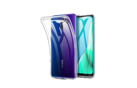 Newface Oppo A9 2020 Kılıf Lüx Şeffaf Silikon