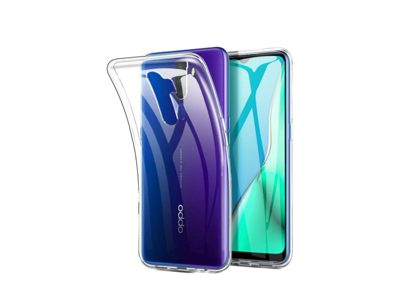 Newface Oppo A9 2020 Kılıf Lüx Şeffaf Silikon