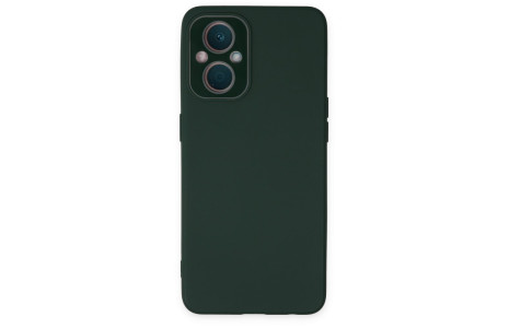 Newface Oppo Reno 8 Lite Kılıf Lansman Glass Kapak - Koyu Yeşil