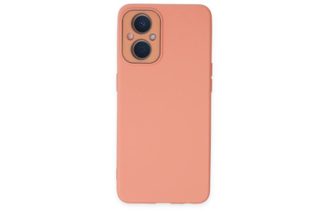 Newface Oppo Reno 8 Lite Kılıf Lansman Glass Kapak - Pembe