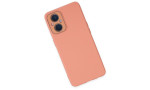 Newface Oppo Reno 8 Lite Kılıf Lansman Glass Kapak - Pembe