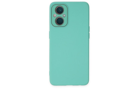 Newface Oppo Reno 8 Lite Kılıf Lansman Glass Kapak - Turkuaz
