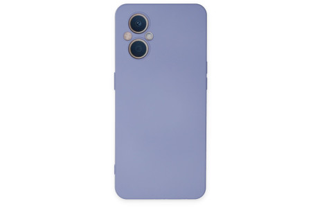 Newface Oppo Reno 8 Lite Kılıf Nano içi Kadife Silikon - Lila
