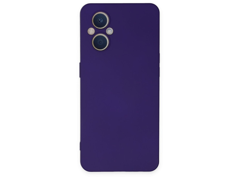 Newface Oppo Reno 8 Lite Kılıf Nano içi Kadife Silikon - Mor