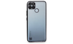 Newface Realme C25Y Kılıf Razer Lensli Silikon - Siyah