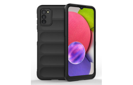 Newface Samsung Galaxy A03S Kılıf Optimum Silikon - Siyah