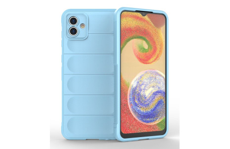 Newface Samsung Galaxy A04 Kılıf Optimum Silikon - Sky Blue