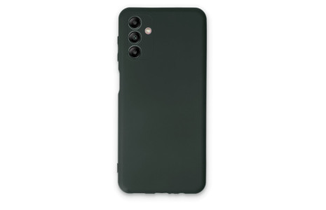Newface Samsung Galaxy A04S Kılıf First Silikon - Koyu Yeşil