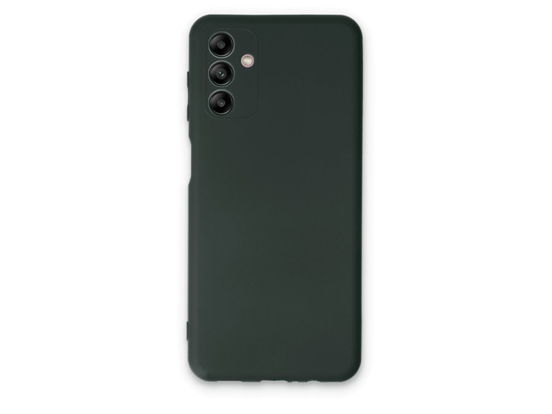 Newface Samsung Galaxy A04S Kılıf First Silikon - Koyu Yeşil