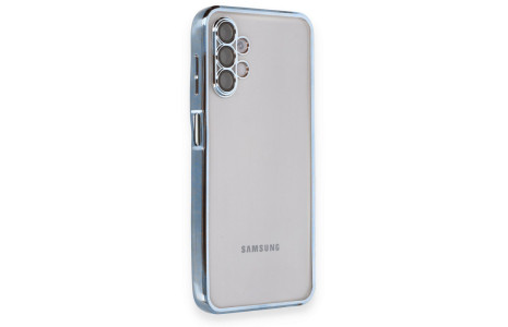Newface Samsung Galaxy A04S Kılıf Razer Lensli Silikon - Açık Mavi