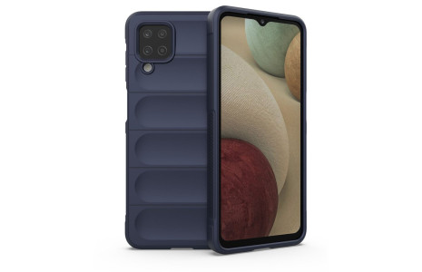 Newface Samsung Galaxy A12 Kılıf Optimum Silikon - Lacivert