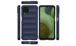 Newface Samsung Galaxy A12 Kılıf Optimum Silikon - Lacivert