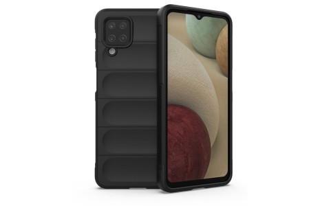 Newface Samsung Galaxy A12 Kılıf Optimum Silikon - Siyah