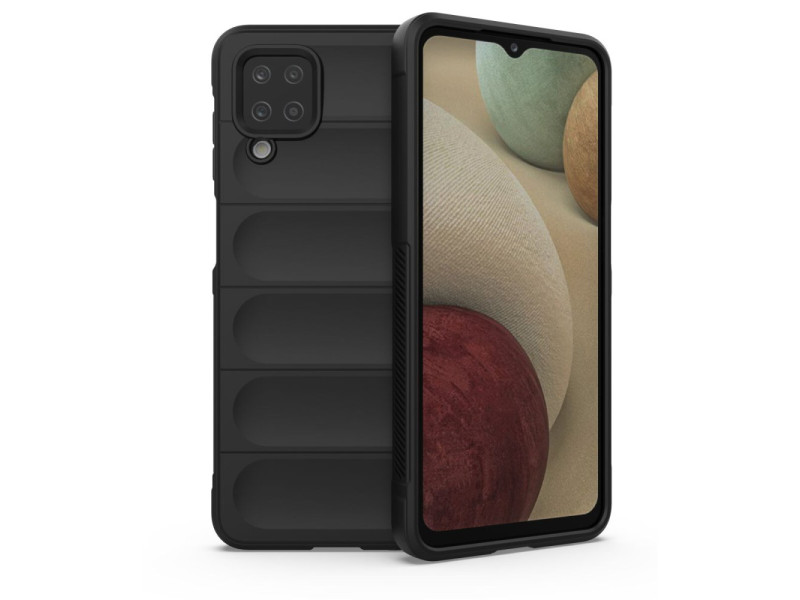 Newface Samsung Galaxy A12 Kılıf Optimum Silikon - Siyah