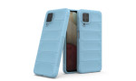 Newface Samsung Galaxy A12 Kılıf Optimum Silikon - Sky Blue