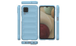 Newface Samsung Galaxy A12 Kılıf Optimum Silikon - Sky Blue