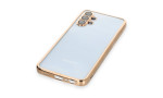 Newface Samsung Galaxy A13 4G Kılıf Razer Lensli Silikon - Gold